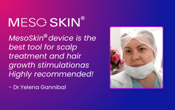 The scalp application of MesoSkin©